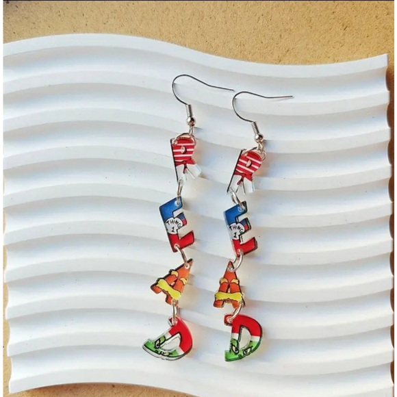 Unbranded Jewelry - Read Earrings One Size Multi-color